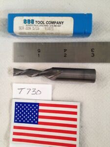 1 NEW SGS 5/16&#034; DIAMETER CARBIDE WOOD ROUTER. 1&#034; LOC. 2 FL DOWN CUT USA -T730-