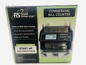 Royal Sovereign Digital Bill Counter RBC-E105-ADBK NEW