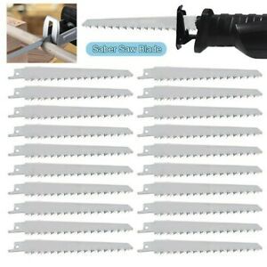 20pcs 150mm Extra Sharp HCS Reciprocating Saw Blade Wood Cut Pruning Tool S644D