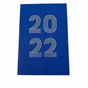 2022 Paperback Pocket Planner Weekly Calendar Organizer 4x6 Blue Silver Men Gift