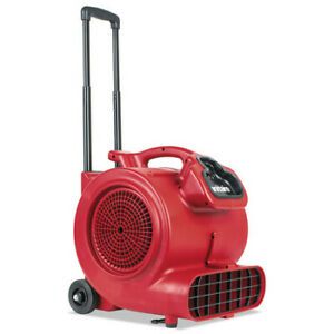 SANITAIRE SC6057A DRY TIME Air Mover with Wheels and Handle, 1281 cfm, Red, 20