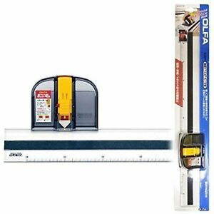 Olfa Safety Mat Cutter 45 degrees Cutting Guide Ruler 460 mm 197B F/S w/Track#