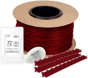 Warmlyyours Tct240-Kit-Ow-864 Tempzone Electric Floor Heating Cable Kit With Str