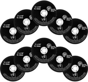 10 PCS CUT OFF WHEELS- For Cutting All Steel and Ferrous Metals.10-Pack