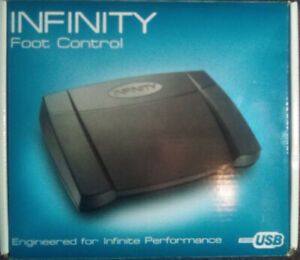 INFINITY IN-USB-2 Transcription Foot Pedal Version 14 in Box