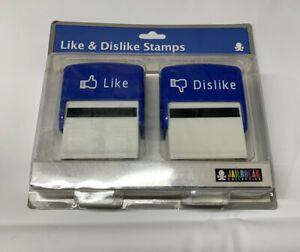 Like and Dislike Rubber Stamps by Jail Break Collectives fun like and dislike