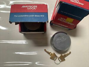Lot of 2  American Lock Padlocks--Series 2010  Puck Locks