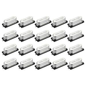 20 Pcs 6MHz 49SMD Quartz Resonators SMD Crystal Oscillators Replacements