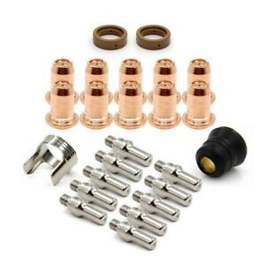 24pcs Plasma Torch Electrode Tip Standoff For FORNEY 700P IPT40 60 Torch New