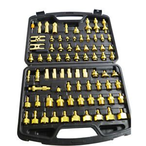 Open Box Automotive Air Conditioning Repair Leak Detection Tool Kit 77 pcs/set