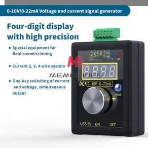 10V/0-4-20mA Analog Voltage Current Signal Generator Debugging Source Calibrator