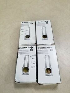 Lot of 4 - Master Lock 410KAYLW Lockout Padlock KA Yellow 1-3/4 Safety Lock