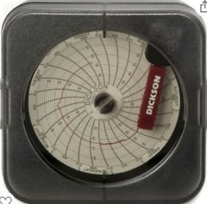 Dickson Sc367 Temp Chart Recorder,3 In