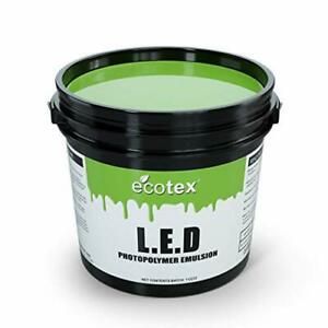 Ecotex L E D Textile Pure Photopolymer Green Screen Printing Emulsion Gallon ...