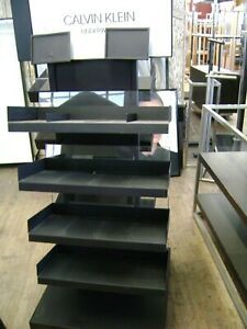 CALVIN KLEIN UNDERWEAR RETAIL DISPLAY BLACK SHELVING UNIT