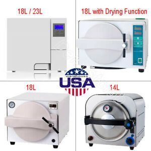 Dental Autoclave Steam Sterilizer Medical Sterilization 14L / 18L /23L Automatic