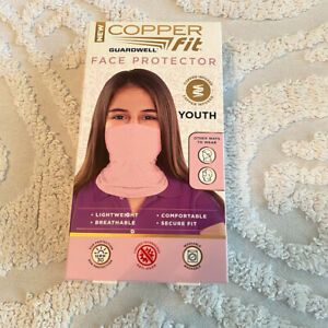 New Copper Fit Guardwell Youth Face Protector Pink (V15)