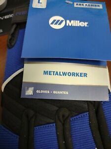 Miller Leather/Spandex Metalworker Gloves Large 251067