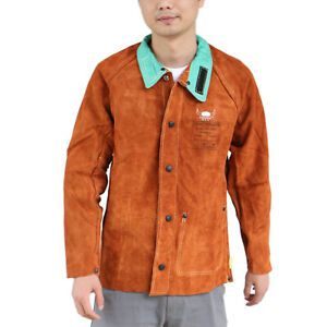 Durable Flame-Resistant Welding Jacket Welder Protective Suit Labor Clothing