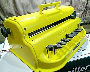 Perkins Brailler Manufacturer Pro Rebuilt New Parts /  &#034;YELLOW&#034; Custom Painted