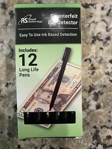 Royal Sovereign Counterfeit Bill Detector Pens - 12pk