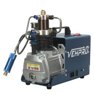 30MPA 4500PSI High Pressure Air Compressor PCP Airgun Scuba Auto Shut Air Pump