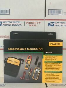 Fluke 117/323 KIT TRMS AC/DC Electrician&#039;s DMM/Clamp Meter Combo Kit