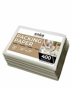 enKo - Newsprint Packing Paper Sheets for Moving Boxes - Packing Supplies (400