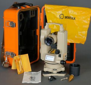 Mint Pentax Theodolite TH-E20F 30X - 10&#034; for  Surveying - Complete Hardly used