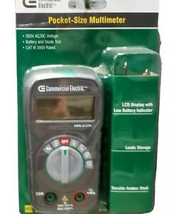 Comercial electric Pocket Size Multimeter  300V AC/DC Voltage