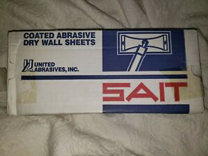 100 qty United Abrasives 84053 4-3/16x11 SAIT Dry Wall Sanding Sheets 150C Grit