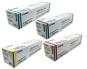 Canon T02 Toners (CMYK) IPR C8000VP, C10000VP, C10010VP, C9010VP