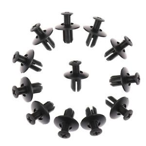 100pcs 8mm Hole Door Rivet Plastic Clip Fasteners Cars Lined Cover Barbs Rivf8