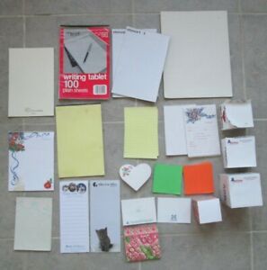 Lot of Paper &amp; Note Pads in Various Sizes, Scratch Paper, Sticky Notes ~ Office