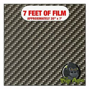 Hydrographic film Twill Carbon Fiber 1 7&#039; x 20&#034; hydro dip dipping