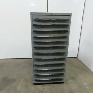 Lista 12 Drawer Industrial Parts Tool Storage Shop Cabinet 28-1/4&#034;x28&#034;x59-1/2&#034;