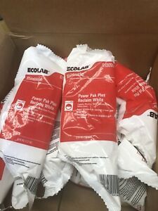 Ecolab 6100909 StainBlaster Power Pak Plus Reclaim White  Stain Remover 6 Bags