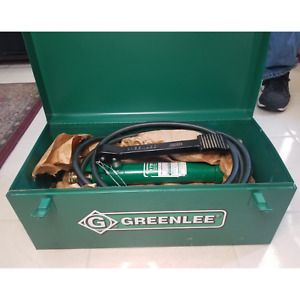 Greenlee 1725 Hydraulic Foot Pump 746 Ram Head Cable Wire Accessories