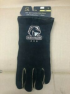 BLACK STALLION  SIDE SPLIT COWHIDE  WELDING GLOVE