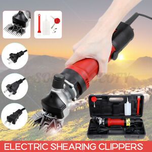 6 Speed Electric Sheep Goat Clipper Groomer Shears Shearing Animal Machine 1300W