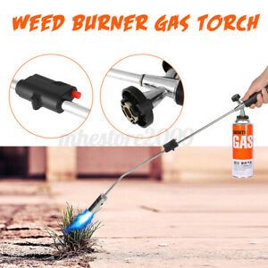 1x Portable Weed Burner Tool Butane Gas Torch Outdoor Garden Shrub Grass Killer