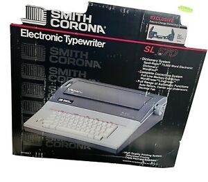 VTG Smith Corona SL570 Electric Typewriter Spell-Right Correctiion new open box