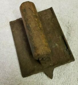 VINTAGE SOLID BRASS GROOVER, FAIR CONDITION