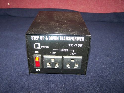 Qpower step up and down transformer  tc-750  750 watts for sale