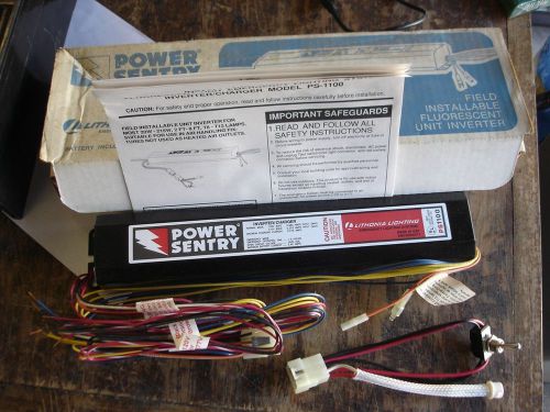 NOS POWER SENTRY PS1100  LITHONIA LIGHTING FLUORESCENT BATTERY PACK 2 LAMP