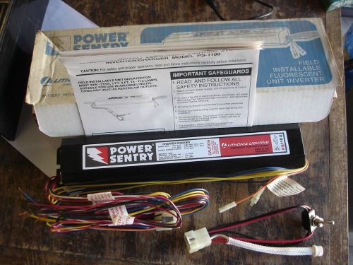 NOS POWER SENTRY PS1100  LITHONIA LIGHTING FLUORESCENT BATTERY PACK 2 LAMP