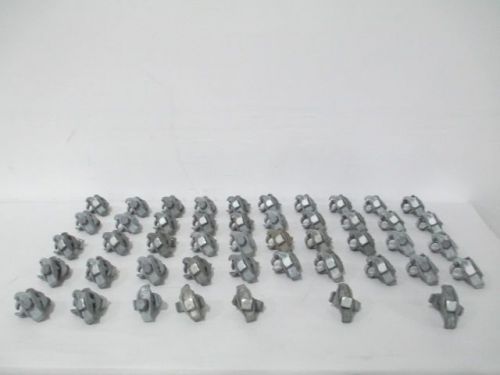 Lot 47 new 83a 83b 1/2in 3/4in 1in iron conduit clamps assorted d239697 for sale