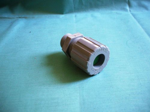 Hubbell shc1036cr strain relief 1/2&#034; liquid tight conduit fittings, green insert for sale