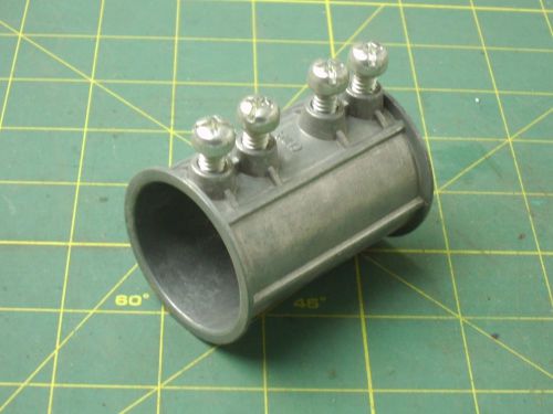 Steel city tk-224 emt set screw coupling 1 1/4&#034; zinc (qty 1) #56752 for sale