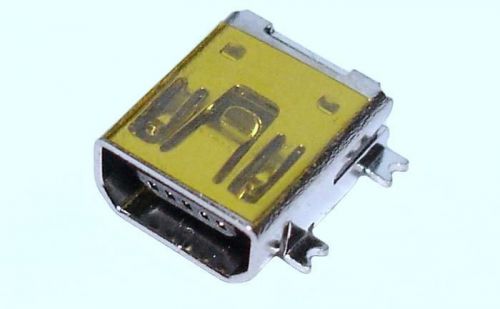 Mini USB AB Socket PCB-SMT Mount 5 Pin Connector (US04)